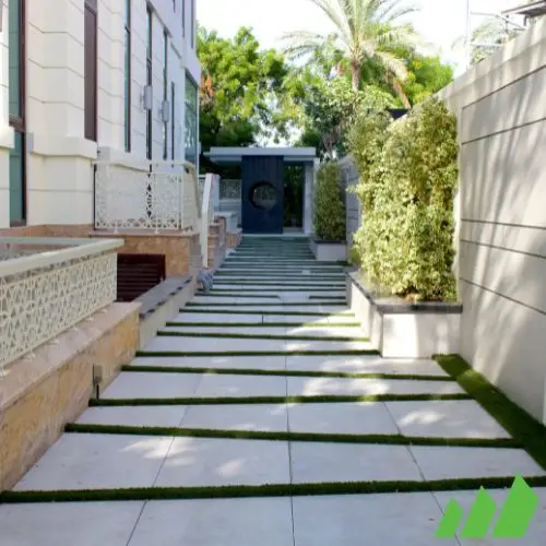 synthetic turf backyard