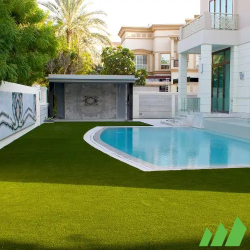 synthetic turf back yard artificial grass